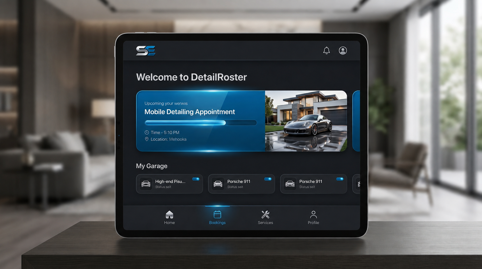 DetailRoster resident booking portal